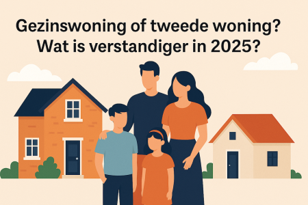 Gezinswoning of tweede woning? Wat is verstandiger in 2025?