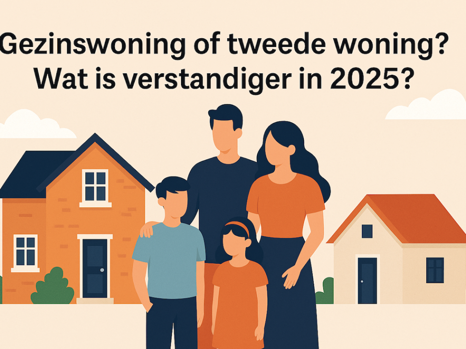 Gezinswoning of tweede woning? Wat is verstandiger in 2025?
