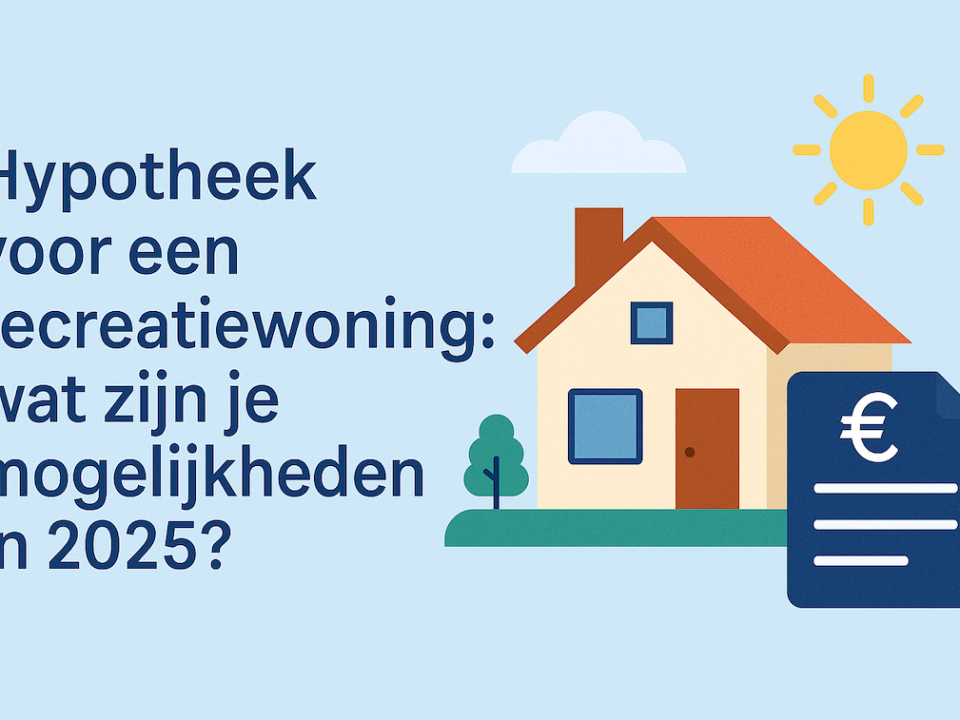 Hypotheek voor een recreatiewoning